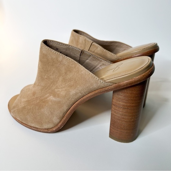 Joie Neutral Tan Suede Sandals Size 38 - Picture 6 of 8